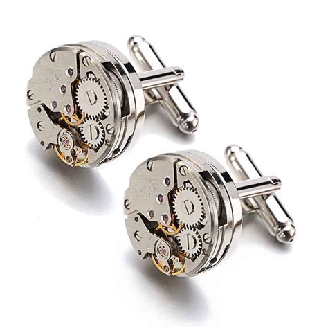 breitling watch movement cufflinks|watch and cufflink set.